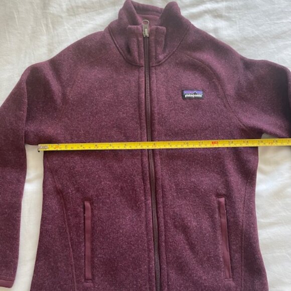 Patagonia Kids Better Sweater Fleece Jacket. Color: Plum, Kids Size S (7/8) - Picture 5 of 8